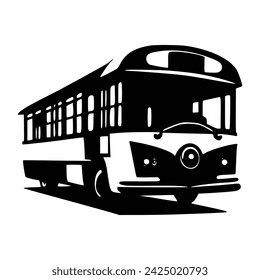 Bus vector, icon , illustration