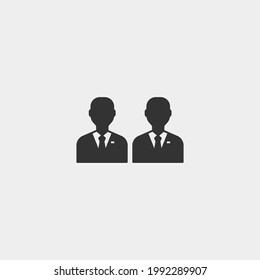 Bus vector icon illustration sign
