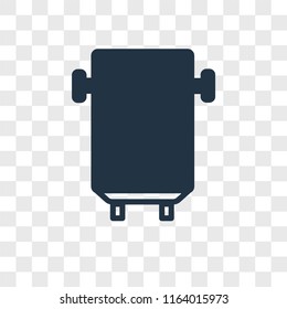 Bus vector icon isolated on transparent background, Bus logo concept