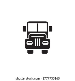 diseño del icono del vector del bus