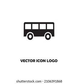 ilustración del icono del vector del bus
