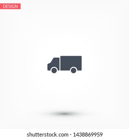 Bus Vector icon . Lorem Ipsum Illustration design