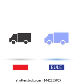 Bus Vector icon . Lorem Ipsum Illustration design