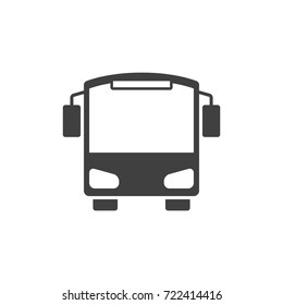 Bus vector icon on white background
