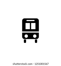 bus vector icon. bus sign on white background. bus icon for web and app