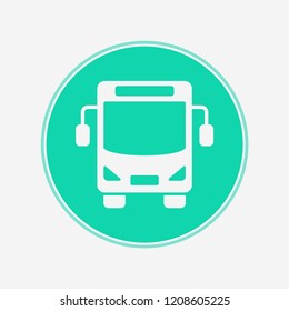 Bus vector icon sign symbol