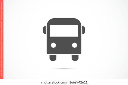 Bus vector icon. Bus for traffic icon. Bus travel . Bus for city icon. vector icon WEB