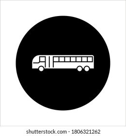 Bus vector icon. Bus for traffic icon. Bus travel . Bus for city icon on white background