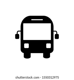 Bus vector icon. Transportation symbol