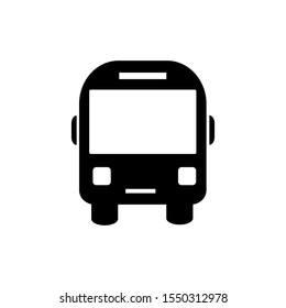 Bus vector icon. Transportation symbol