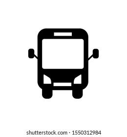 Bus vector icon. Transportation symbol