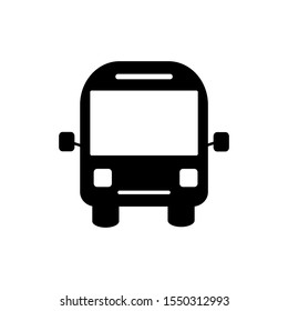 Bus vector icon. Transportation symbol