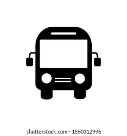 Bus vector icon. Transportation symbol