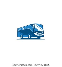 Ilustración vectorial de bus, puede utilizarse para logotipos, símbolos, iconos, papel impreso, paredes, etc