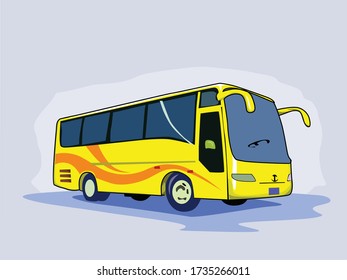 bus vector illustration isolated Drawing 3