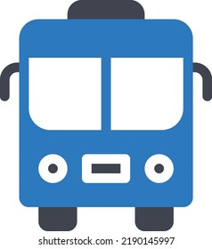 bus Vector illustration on a transparent background.Premium quality symbols.Glyphs vector icon for concept and graphic design.