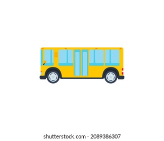 Bus vector isolated icon. Emoji illustration. Bus vector emoticon
