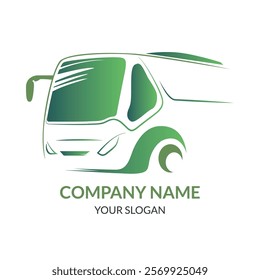 Bus vector logo design car logo design Template