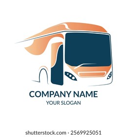 Bus vector logo design car logo design Template