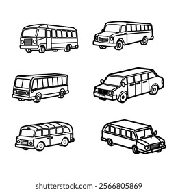 Bus vector  silhouette illustrator art