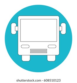 bus vehicle icon