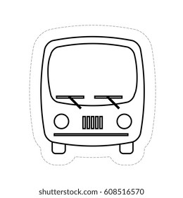 bus vehicle icon