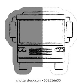 bus vehicle icon