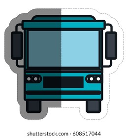 bus vehicle icon