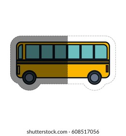 bus vehicle icon