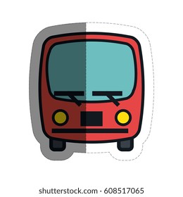 bus vehicle icon