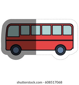 bus vehicle icon