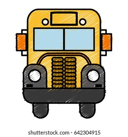 bus vehicle icon 
