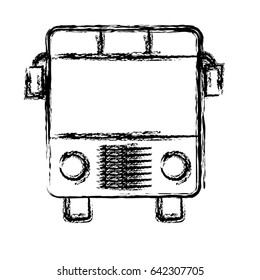 bus vehicle icon 