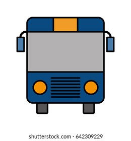 bus vehicle icon 