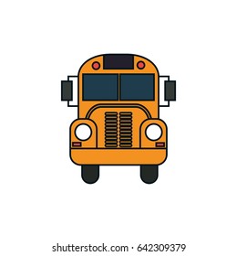bus vehicle icon 