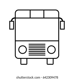 bus vehicle icon 