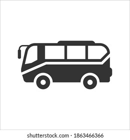 Bus, icono del vehículo, gráficos vectoriales