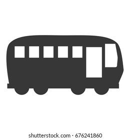 Bus vehicle symbol