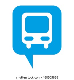 bus vehicle transport isolated vector illustration design