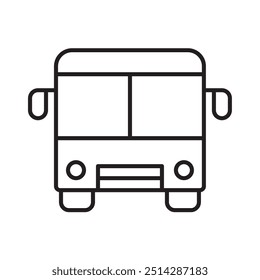 Bus vehicle for Transportation Icon