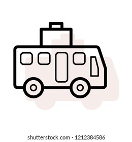 bus  vehicle   travel  