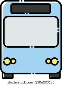bus version off icon Cute illustration of an interrupted line.