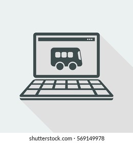 Bus web service icon