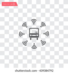 bus wi-fi vector icon