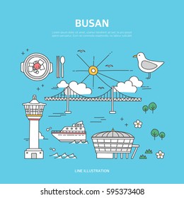 Busan line layer set