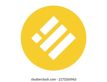 BUSD currency Icon. Flat design. Concept of crypto currency and blockchain.
 svg