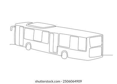 Buses in concept one-line drawing
