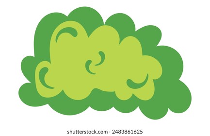 Bush clipart. Isolated on a white background. vector illustration. EPS 10