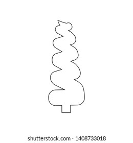 bush deck icon. Set of silhouette of tree icons. Web Icons Premium quality graphic design. Signs, outline symbols collection, simple icons for websites, web design, mobile app on white background