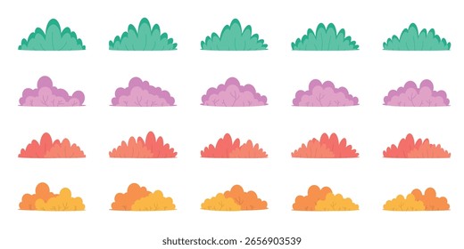 Bush Flat Illustration Vector Illustration